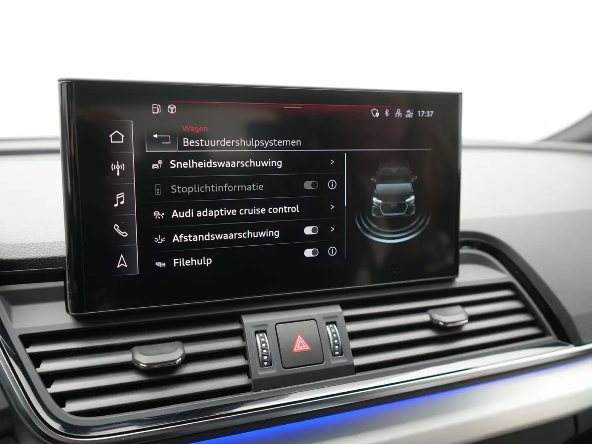 50 TFSI e S Line FACELIFT PHEV 300pk Dealer O.H. | Luchtvering | Adaptive Cruise | Matrix Led | 360 Camera | Sportstoelen Verwarmd | Sfeerverlichting | Blis | Park Assist | Navigatie | DAB |