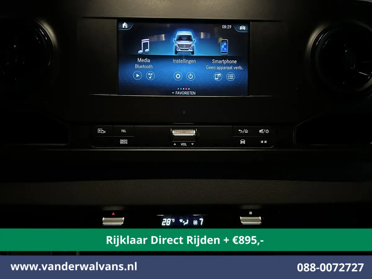 316 CDI 163pk 3500kg Trekhaak *Rijklaar Direct Rijden* L2H1 Euro6 Airco | Camera | Apple Carplay Omvormer, Android Auto, Cruisecontrol, Parkeersensoren