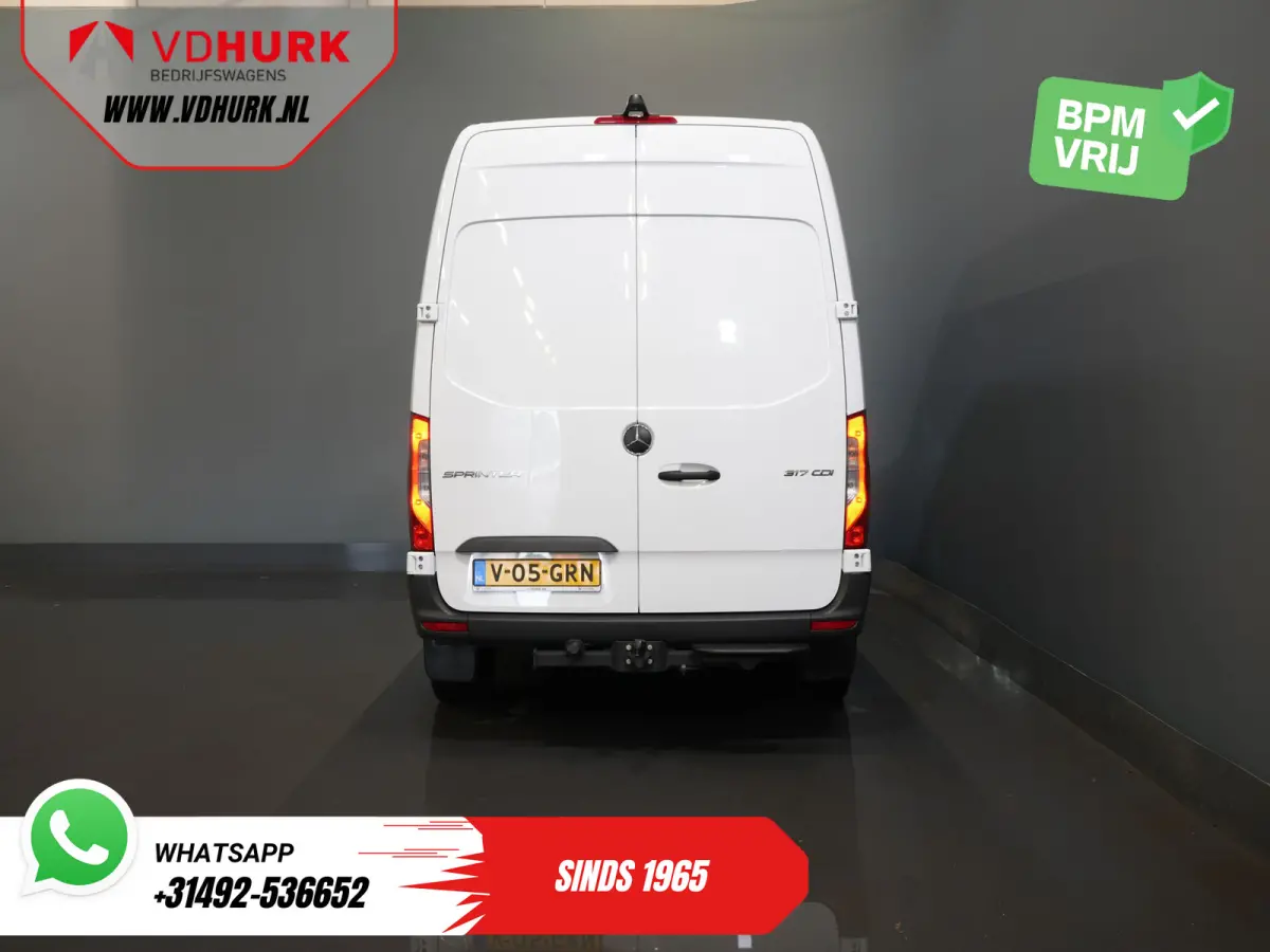 317 CDI Aut. L2H2 3.5t Trekverm./ LED/ Gev.Stoel/ Carplay/ Inrichting/ Navi/ Cruise/ Camera/ Sidesteps/ 18”LMV