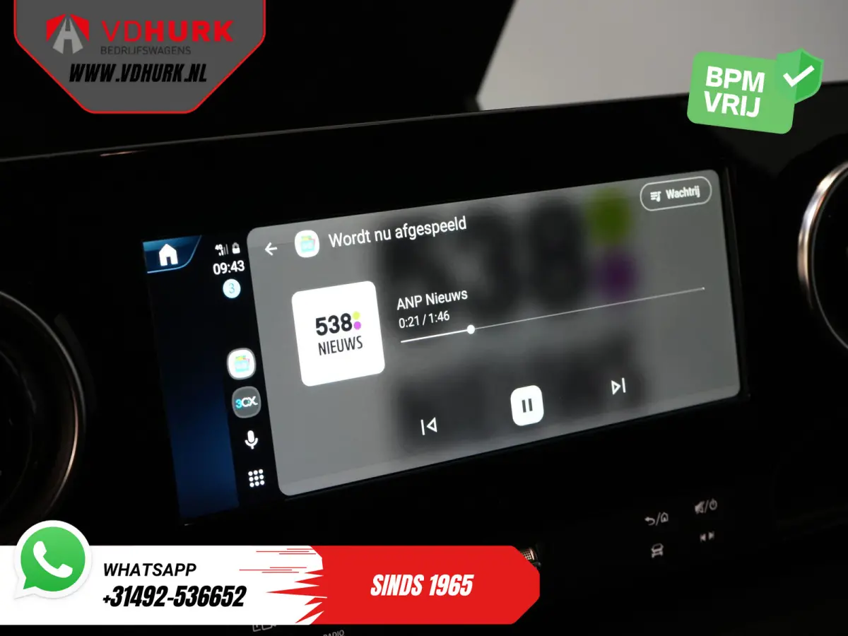 317 CDI Aut. L2H2 3.5t Trekverm./ LED/ Gev.Stoel/ Carplay/ Inrichting/ Navi/ Cruise/ Camera/ Sidesteps/ 18”LMV