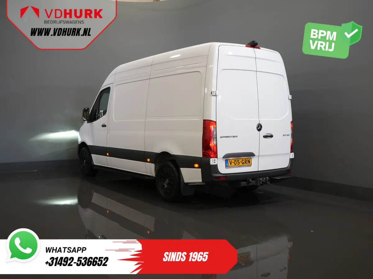 317 CDI Aut. L2H2 3.5t Trekverm./ LED/ Gev.Stoel/ Carplay/ Inrichting/ Navi/ Cruise/ Camera/ Sidesteps/ 18”LMV