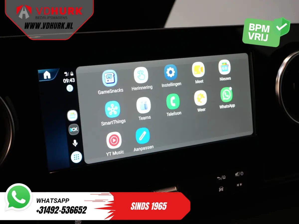317 CDI Aut. L2H2 3.5t Trekverm./ LED/ Gev.Stoel/ Carplay/ Inrichting/ Navi/ Cruise/ Camera/ Sidesteps/ 18”LMV