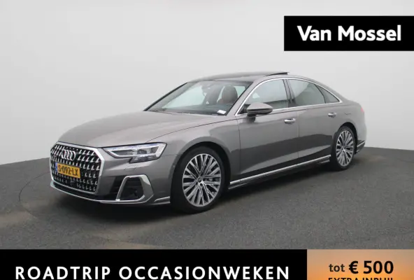 60 TFSI e quattro | PANORAMADAK | SOFTCLOSE | HEAD-UP | STOELKOELING & VERWARMING | MEMORY | B&O | S LINE IN & EXTERIEUR | VIRTUEEL | 360 CAMERA | LEDER | LED MATRIX | 12 MAANDEN BOVAG GARAN