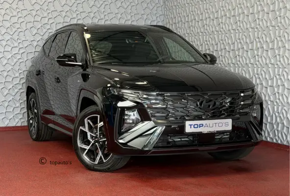 NIEUWE 1.6 T-GDI PHEV N-LINE 360CAM ELEK.KLEP MEMORY STOEL VERWARMD SUBWFR 19" LMV ZWARTE HEMEL STUURVERW. PLUG IN HYBRIDE