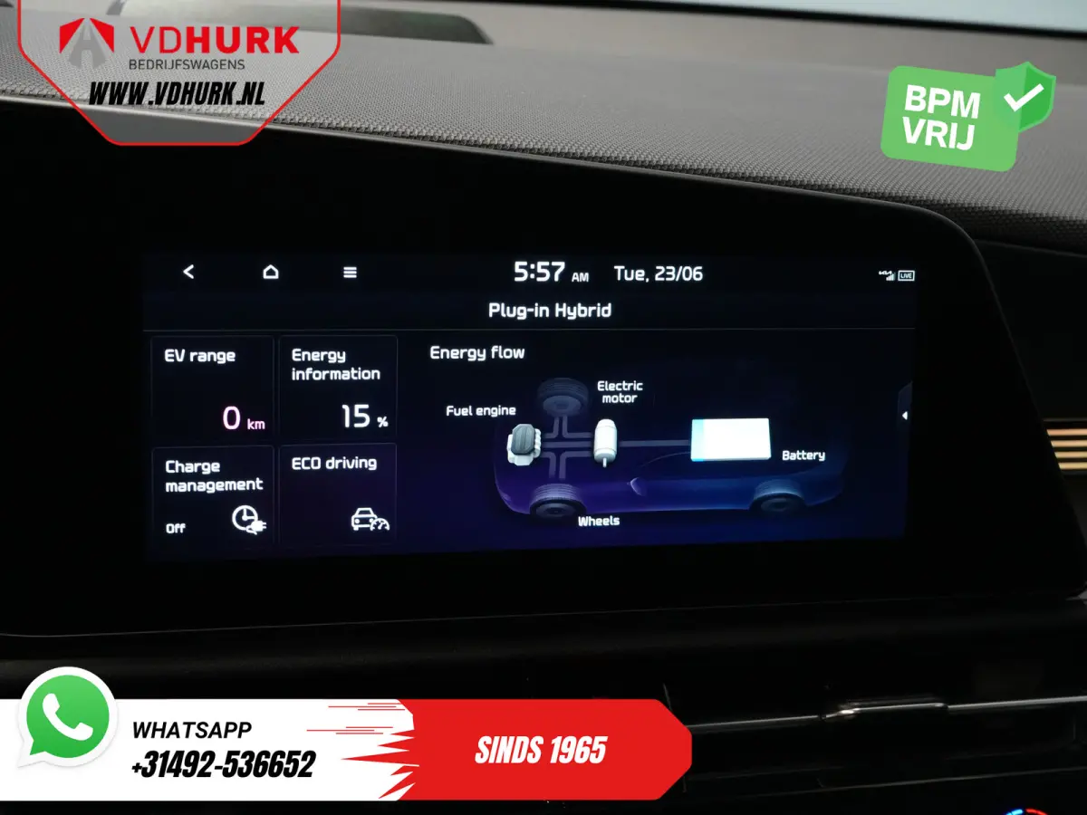 1.6 GDi PHEV LED/ Adapt.Cruise/ Elek.Stoel/ Stoelverw./ Stuurverw./ Virtual Cockpit/ Carplay/ Navi/ Camera/ Climate