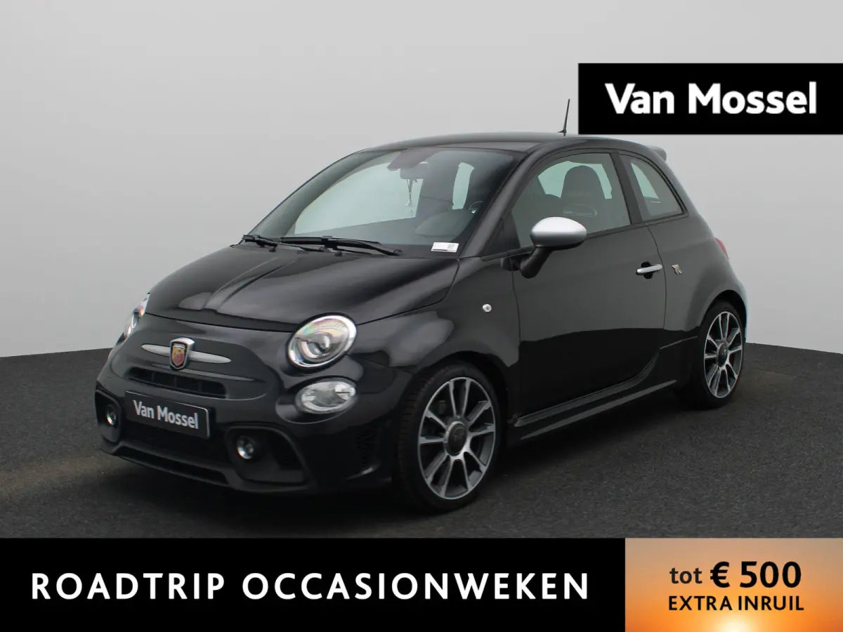 1.4 T-Jet Abarth Turismo 595 | 165PK | LEER | 17'' Lichtmetalen Velgen | Apple Carplay / Android Auto | Navigatie | Virtual Cockpit | Climate Control |