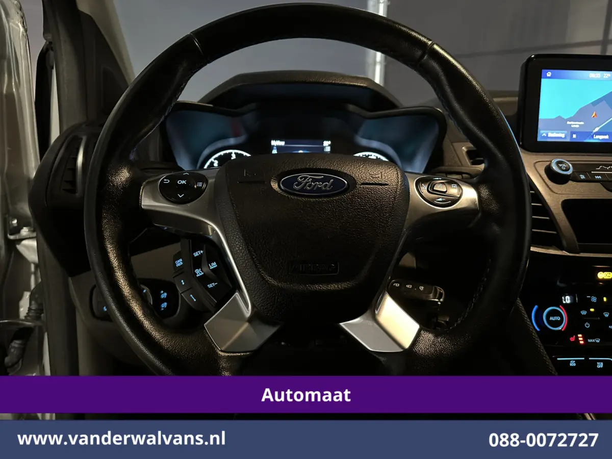 1.5 EcoBlue 120pk Automaat L2H1 Euro6 Airco | 2x Zijdeur | 3-Zits | Camera | Navigatie | Cruisecontrol Apple Carplay, Android Auto, Stoelverwarming, Verwarmde voorruit, Parkeersensoren, Bijr
