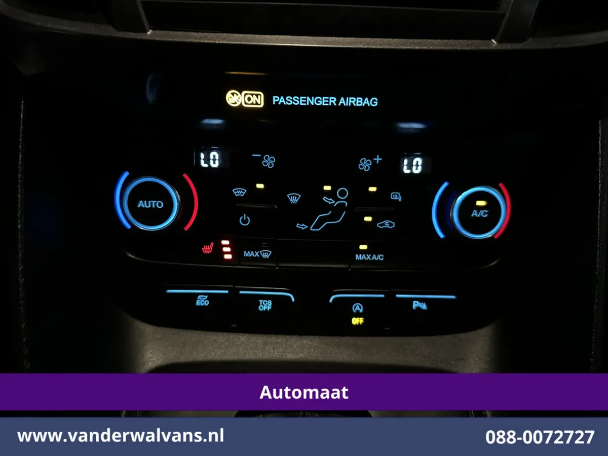 1.5 EcoBlue 120pk Automaat L2H1 Euro6 Airco | 2x Zijdeur | 3-Zits | Camera | Navigatie | Cruisecontrol Apple Carplay, Android Auto, Stoelverwarming, Verwarmde voorruit, Parkeersensoren, Bijr