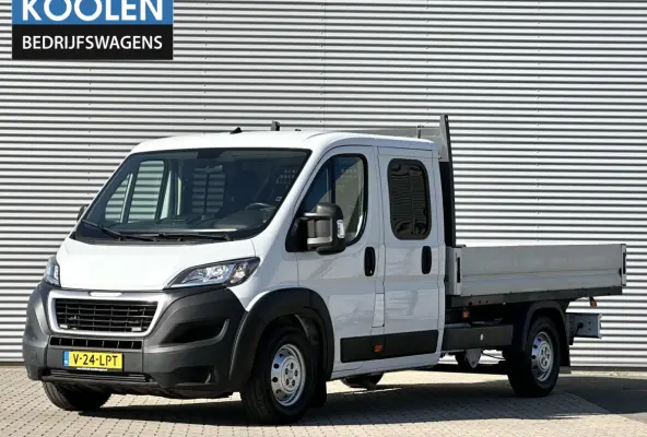 Open laadbak 2.2 165PK L4 DC Dubbele cabine Peugeot Boxer Open laadbak 2.2 BlueHDi 165 L4 Zwaar DC 3.5t