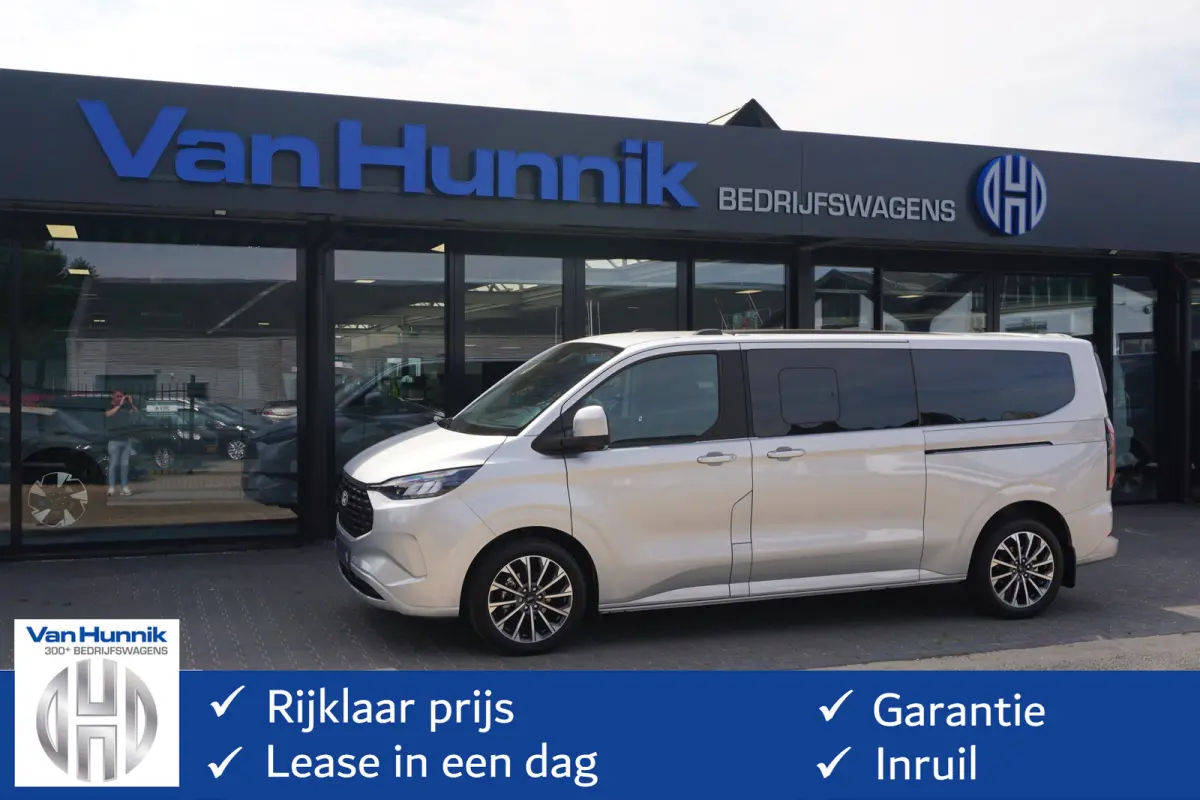 Tourneo 340L 2.5 PHEV 233PK Titanium X PRIJS INCL. BPM Leder, 19" LM, B&O, Pano, Elec. Schuifdeur, Trekhaak!! NR. TR8