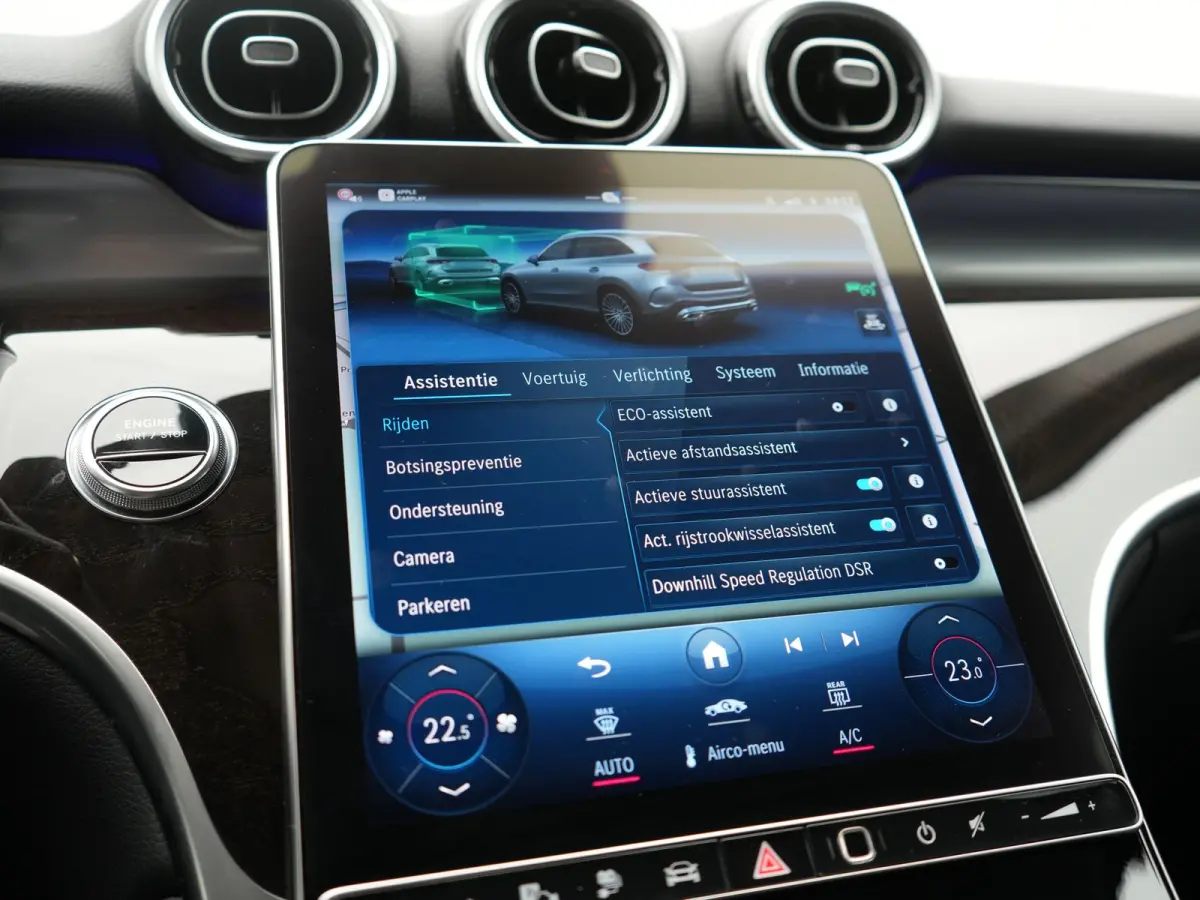 4MATIC Avantgarde PHEV 313pk Dealer O.H. | Adaptive Cruise | Camera | Digital LED | Sportstoelen Memory & Verwarmd | Stuur Verwarmd | Sfeerverlichting | Apple Carplay | Blis | Navigatie | MB