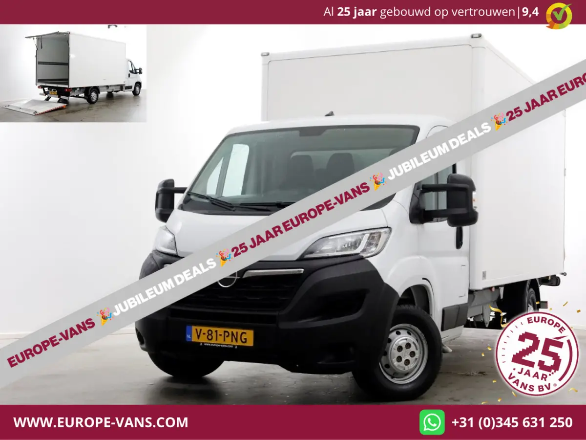2.2D 140pk Bakwagen met laadklep 1.060kg laadvermogen 06-2024