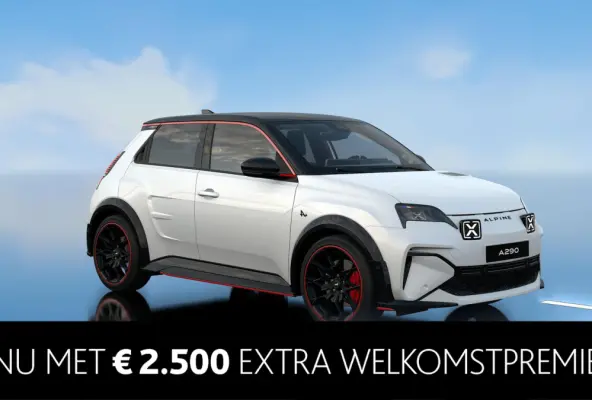 GT Performance 52 kWh - 220 PK | Signature Rouge | Pack Driving | Premium Devialet® audio + Alpine Drive Sound | Automatisch dimmende binnenspiegel | Two-tone blanc nival/ dak noir |