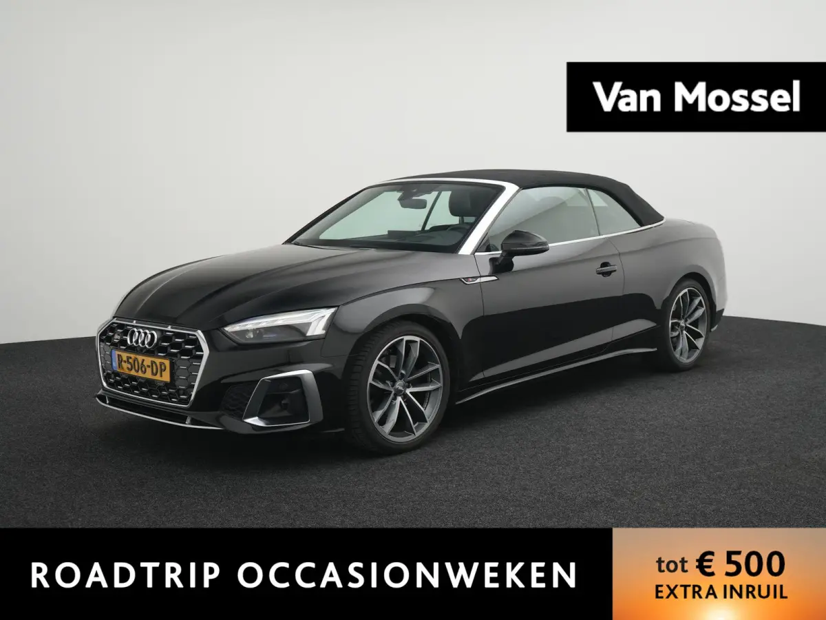 40 TFSI S edition 3X S-LINE | VIRTUAL | AUTOMAAT | HUD | NEK&STOELVERWARMING | S5 GRILL|  HALF LEDER | DODEHOEK DETECTIE | CAMERA | ADAPTIEF | KEYLESS | AFGEVLAKT STUURWIEL |