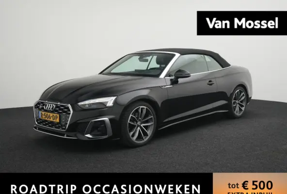 40 TFSI S edition 3X S-LINE | VIRTUAL | AUTOMAAT | HUD | NEK&STOELVERWARMING | S5 GRILL|  HALF LEDER | DODEHOEK DETECTIE | CAMERA | ADAPTIEF | KEYLESS | AFGEVLAKT STUURWIEL |