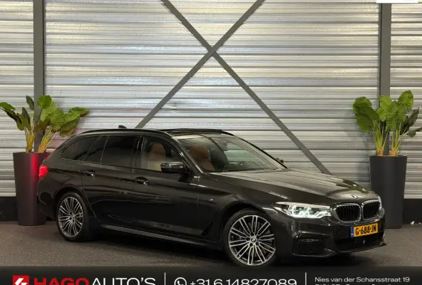 540i xDrive High Executive M-Pakket LED/PANO/NAVI/ACC/LEDER/ADAPTIVE/TREKHAAK/STOELVERW+KOELER/STUURVERW/MEMOR