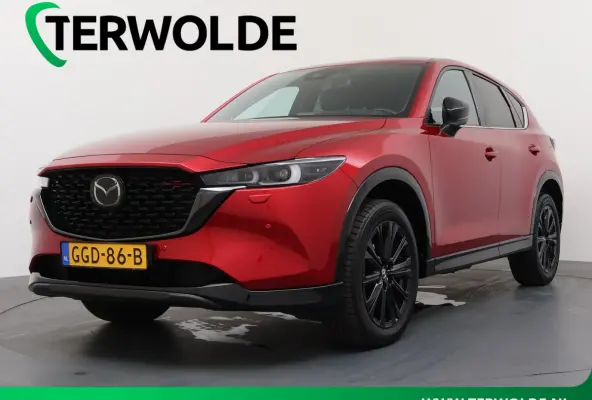 2.0 e-SkyActiv-G M Hybrid 165 Homura | Panoramadak | Trekhaak | Geventileerd Leder | Head-up Display |