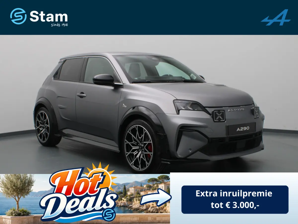 GT Premium 52 kWh Lichtmetalen Velgen 19" Snowflake Diamantee / Remklauwen rood Daklijst Hypersatin | Franse vlag op C-stijl