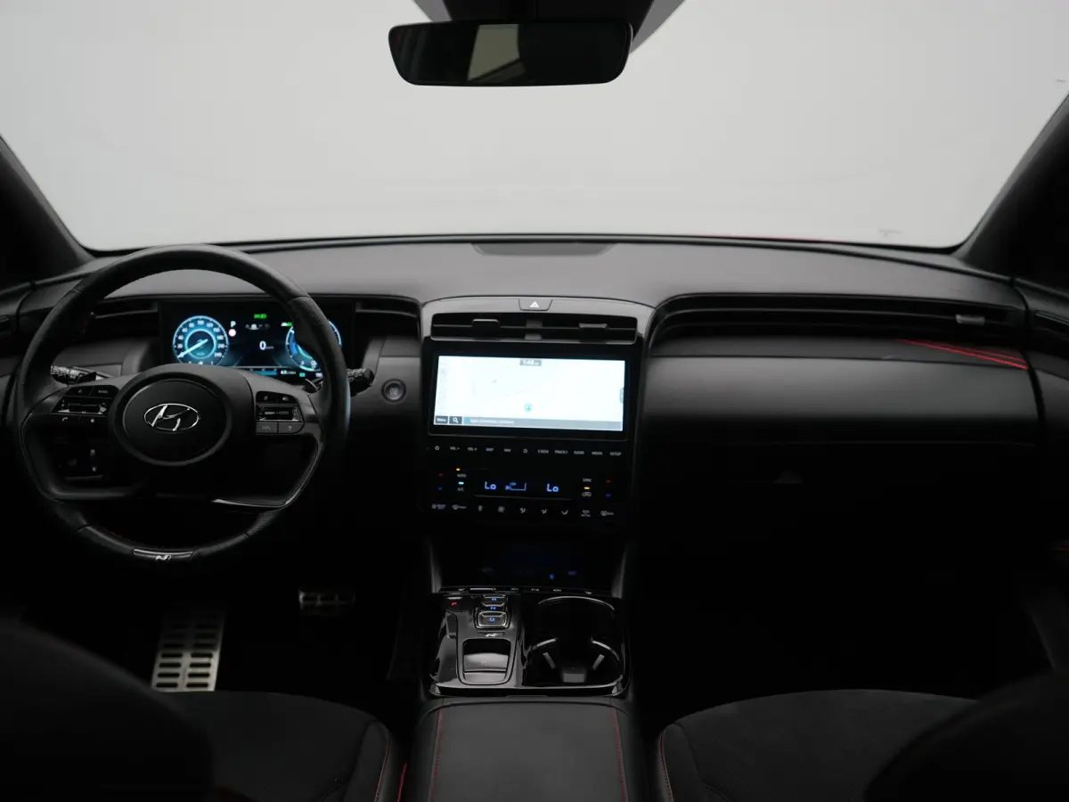 1.6 T-GDI N Line 4WD PHEV 265pk Dealer O.H. | Adaptive Cruise | Camera | Alcantara Sportstoelen & Stuur Verwarmd | Krell Audio | Apple Carplay | Keyless | Blis | 19"L.M | Navigatie | DAB | P