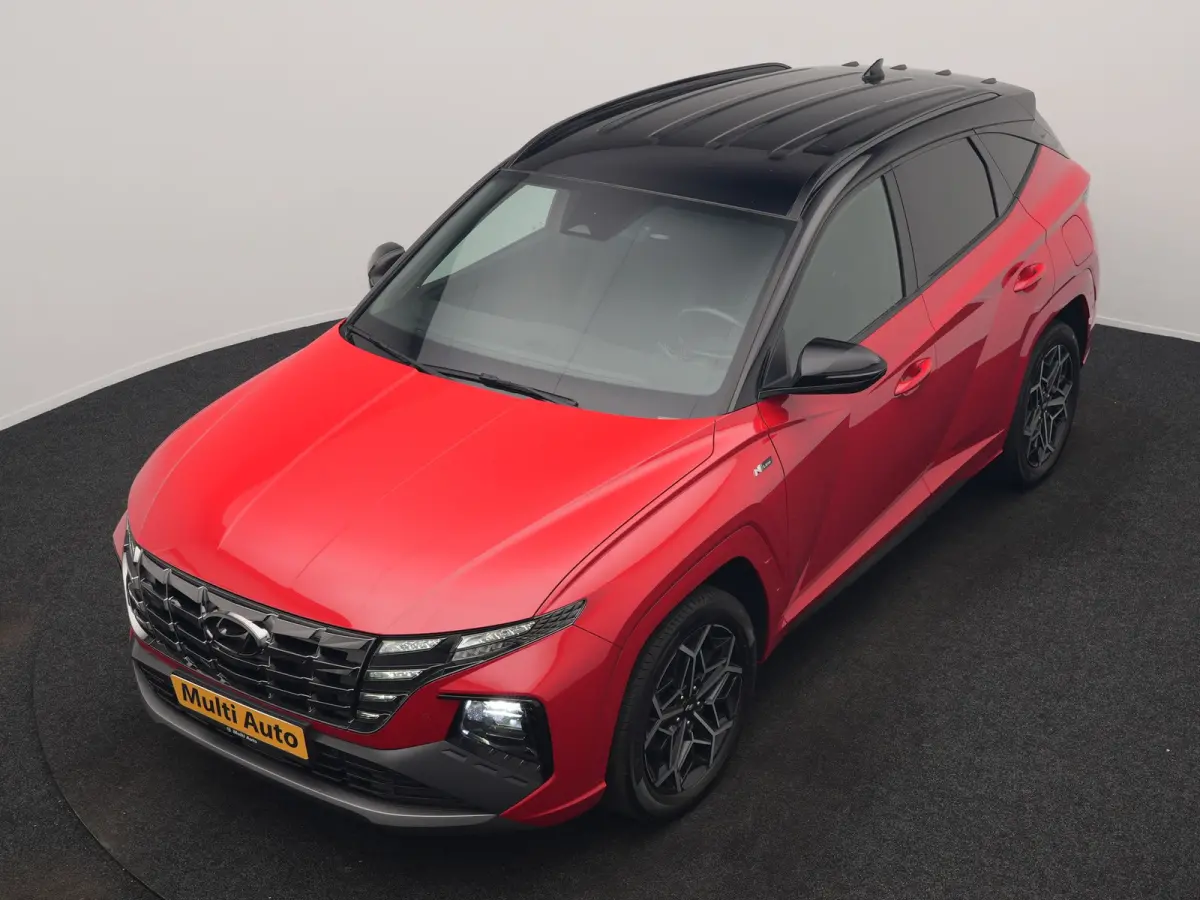 1.6 T-GDI N Line 4WD PHEV 265pk Dealer O.H. | Adaptive Cruise | Camera | Alcantara Sportstoelen & Stuur Verwarmd | Krell Audio | Apple Carplay | Keyless | Blis | 19"L.M | Navigatie | DAB | P