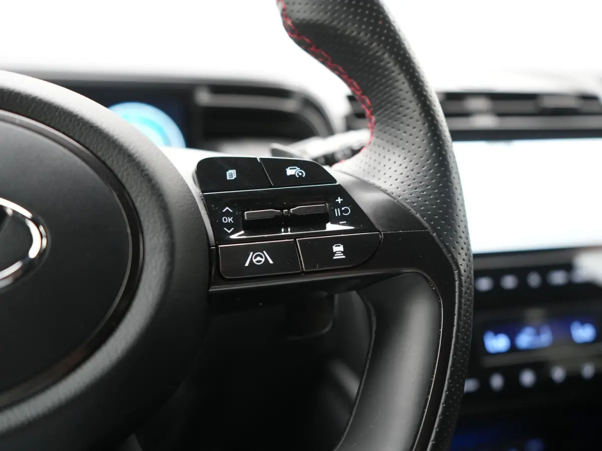 1.6 T-GDI N Line 4WD PHEV 265pk Dealer O.H. | Adaptive Cruise | Camera | Alcantara Sportstoelen & Stuur Verwarmd | Krell Audio | Apple Carplay | Keyless | Blis | 19"L.M | Navigatie | DAB | P