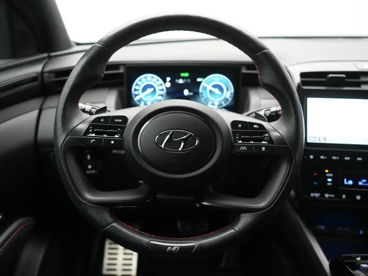 1.6 T-GDI N Line 4WD PHEV 265pk Dealer O.H. | Adaptive Cruise | Camera | Alcantara Sportstoelen & Stuur Verwarmd | Krell Audio | Apple Carplay | Keyless | Blis | 19"L.M | Navigatie | DAB | P