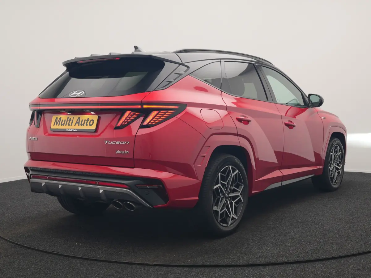 1.6 T-GDI N Line 4WD PHEV 265pk Dealer O.H. | Adaptive Cruise | Camera | Alcantara Sportstoelen & Stuur Verwarmd | Krell Audio | Apple Carplay | Keyless | Blis | 19"L.M | Navigatie | DAB | P