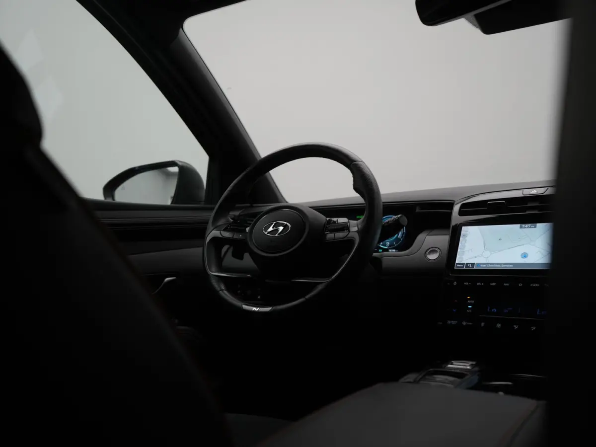 1.6 T-GDI N Line 4WD PHEV 265pk Dealer O.H. | Adaptive Cruise | Camera | Alcantara Sportstoelen & Stuur Verwarmd | Krell Audio | Apple Carplay | Keyless | Blis | 19"L.M | Navigatie | DAB | P