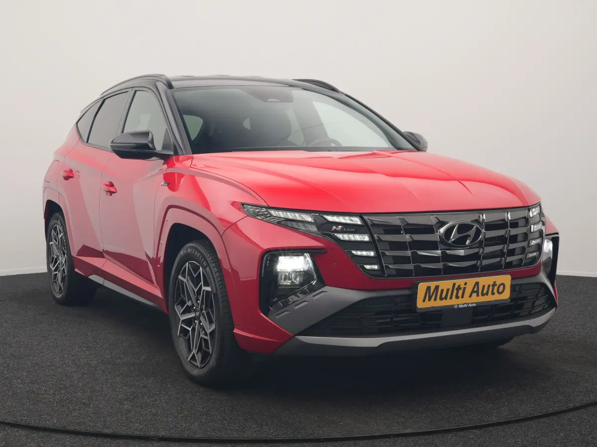 1.6 T-GDI N Line 4WD PHEV 265pk Dealer O.H. | Adaptive Cruise | Camera | Alcantara Sportstoelen & Stuur Verwarmd | Krell Audio | Apple Carplay | Keyless | Blis | 19"L.M | Navigatie | DAB | P