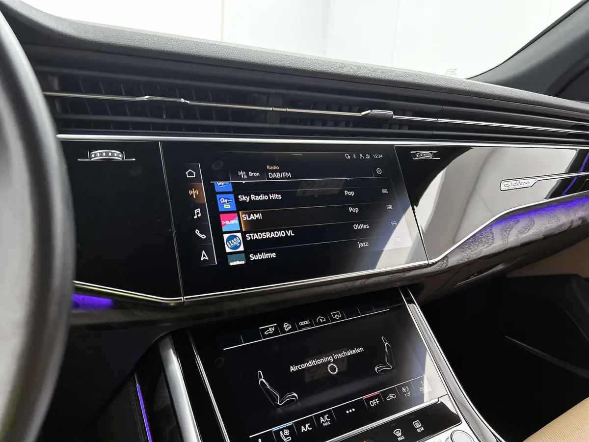 55 TFSI e quattro Pro Line Advanced | B&O AUDIO | LED MATRIX | LEER | CAMERA | STOELVENTILATIE EN VERWARMING | NAVIGATIE