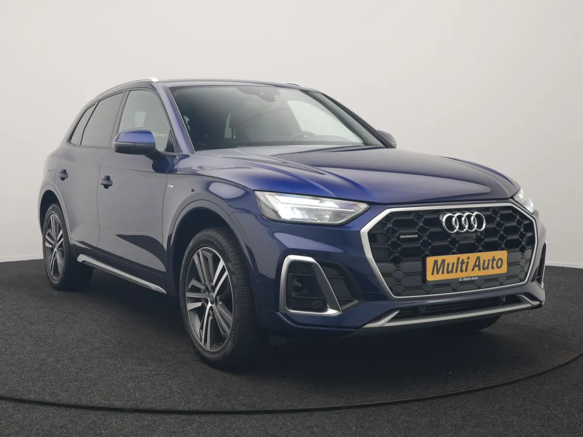 55 TFSI e 2x S Line PHEV 367pk Dealer O.H. | 360 Camera | Sportstoelen Verwarmd | Sfeerverlichting | 20"L.M | Virtual Cockpit | Cruise Control | Navigatie | DAB | Plug In Hybrid |