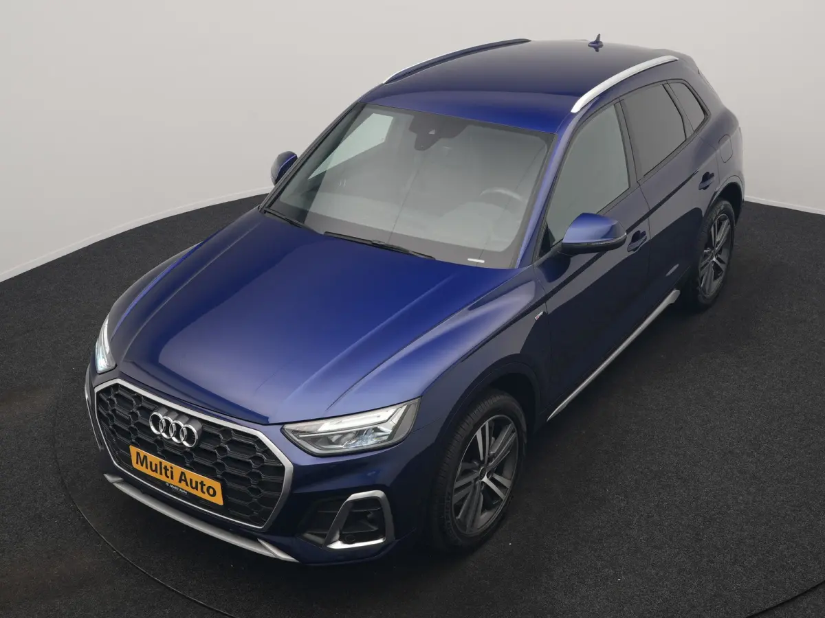 55 TFSI e 2x S Line PHEV 367pk Dealer O.H. | 360 Camera | Sportstoelen Verwarmd | Sfeerverlichting | 20"L.M | Virtual Cockpit | Cruise Control | Navigatie | DAB | Plug In Hybrid |