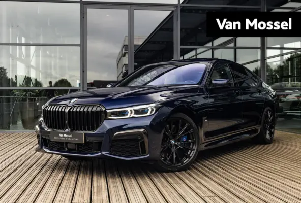 750i xDrive High Executive | M-SPORT | TANSANITBLAU | INTEGRAL ACTIVE STEERING | STOELMASSAGE | STOELVENTILATIE | SCHUIF-KANTELDAK | TREKHAAK | HEAD-UP | SOFTCLOSE | DRIVING ASSIST.PROF | HA