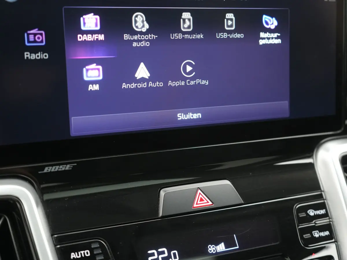 1.6 T-GDI 4WD DynamicPlusLine 265pk Dealer O.H. | Trekhaak Afn. | Panodak | Adaptive Cruise | 360 Camera | Bose Audio | Lederen Sportstoelen & Stuur Verwarmd | Keyless | Blis | Sfeerverlicht