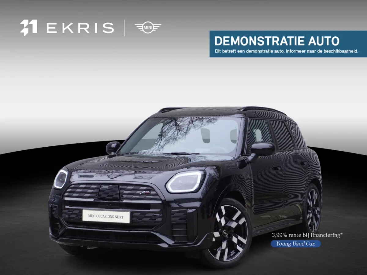 SE John Cooper Works Uitvoering | Pakket XL | 20" John Cooper Works Flag Spoke 2-tone | Trekhaak met elektrisch wegklapbare kogel | Glazen panoramadak