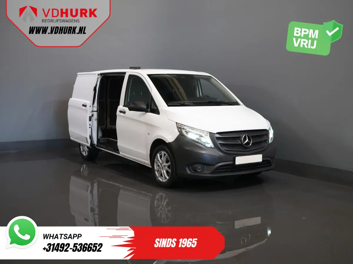 114 CDI L2 2x Schuifdeur/ LED/ Carplay/ Camera/ Cruise/ 17”LMV/ Trekhaak