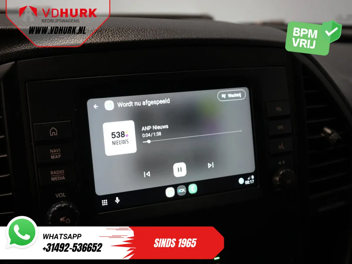 114 CDI L2 2x Schuifdeur/ LED/ Carplay/ Camera/ Cruise/ 17”LMV/ Trekhaak