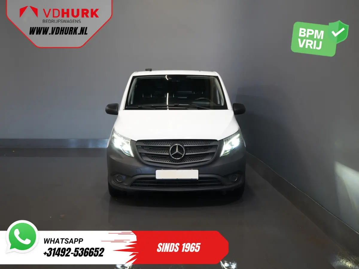 114 CDI L2 2x Schuifdeur/ LED/ Carplay/ Camera/ Cruise/ 17”LMV/ Trekhaak