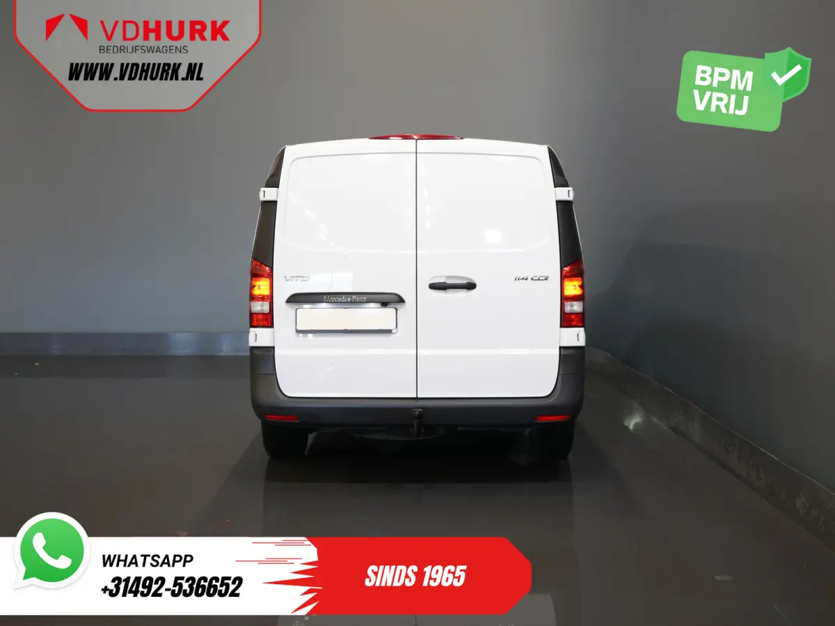 114 CDI L2 2x Schuifdeur/ LED/ Carplay/ Camera/ Cruise/ 17”LMV/ Trekhaak
