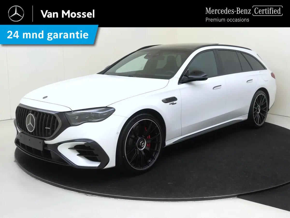AMG 53 4MATIC+ Night Edition / Opaalwit Magno/ Panoramadak/ SUPERSCREEN/ Dynamic Plus/ Night 1+2/ Perf. Stoelen/ El. Trekhaak/ UNIEK!
