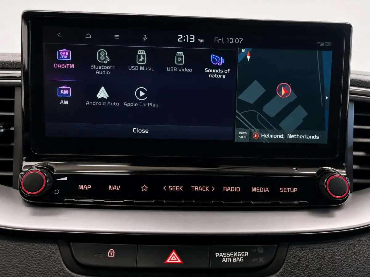 1.0 T-GDi DynamicLine Navigatie Apple Carplay Android Auto Camera Parkeersensoren achter Cruise Control Half leder Full Led Climate Control Lichtmetalen velgen