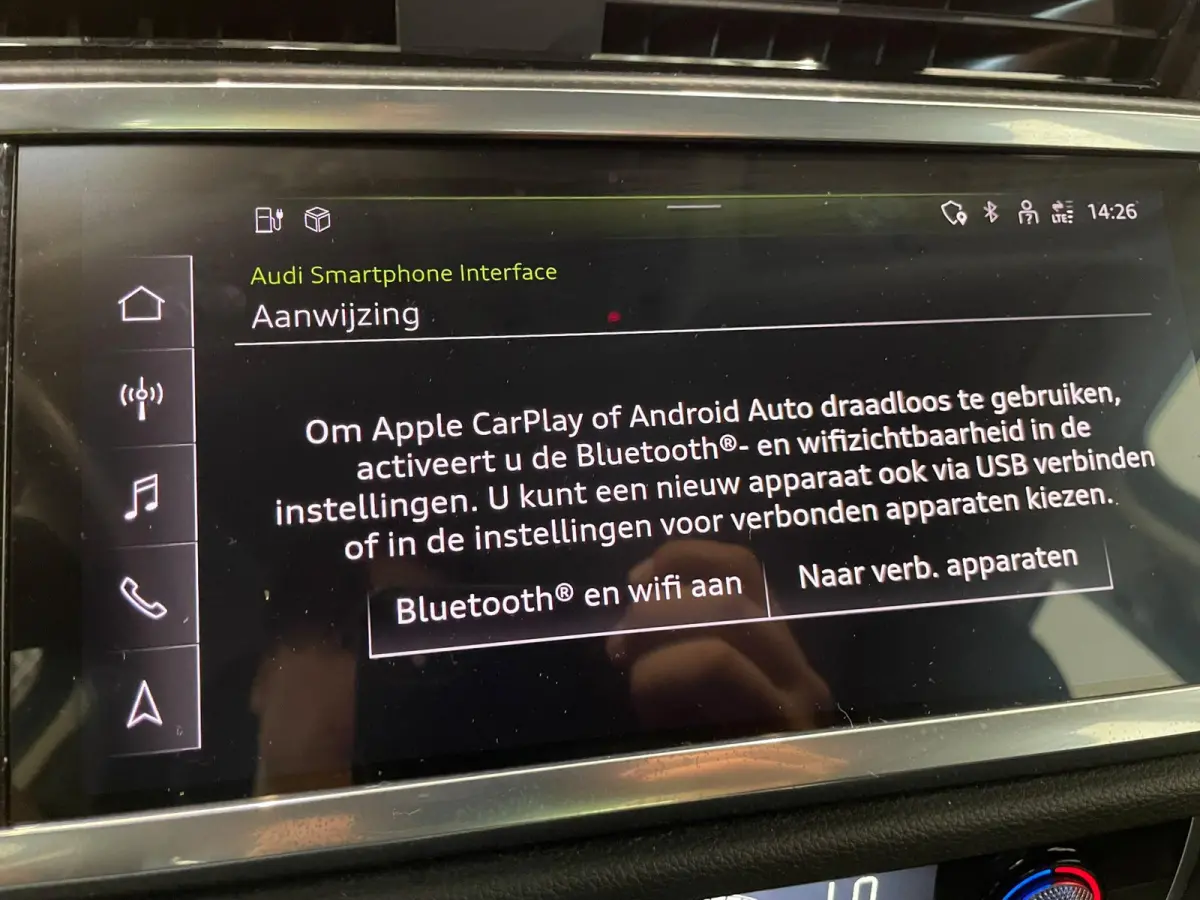 45 TFSI e S-tronic Navigatie Apple Carplay Android Auto Parkeersensoren Cruise Control Elektrische achterklep Virtual Cockpit Climate Control Lichtmetalen velgen