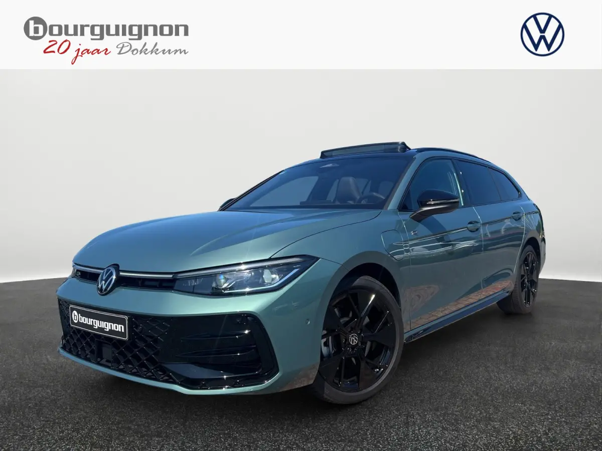 1.5 eHybrid R-Line Business | 272Pk | Trekhaak | Pano | 5J garantie | Blackstyle Plus | Harman Kardon | Alcantara hemel |