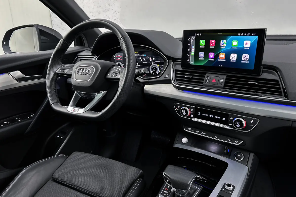 50 TFSI e S-line Quattro | Panoramadak | Matrix led | Camera | Stoelverwarming | Half lederen bekleding