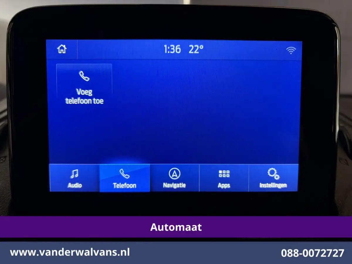 1.5 EcoBlue 100pk Automaat L1H1 Euro6 Airco | Camera | Navigatie | Cruisecontrol Stoelverwarming, LM velgen, Verwarmde voorruit, Parkeersensoren