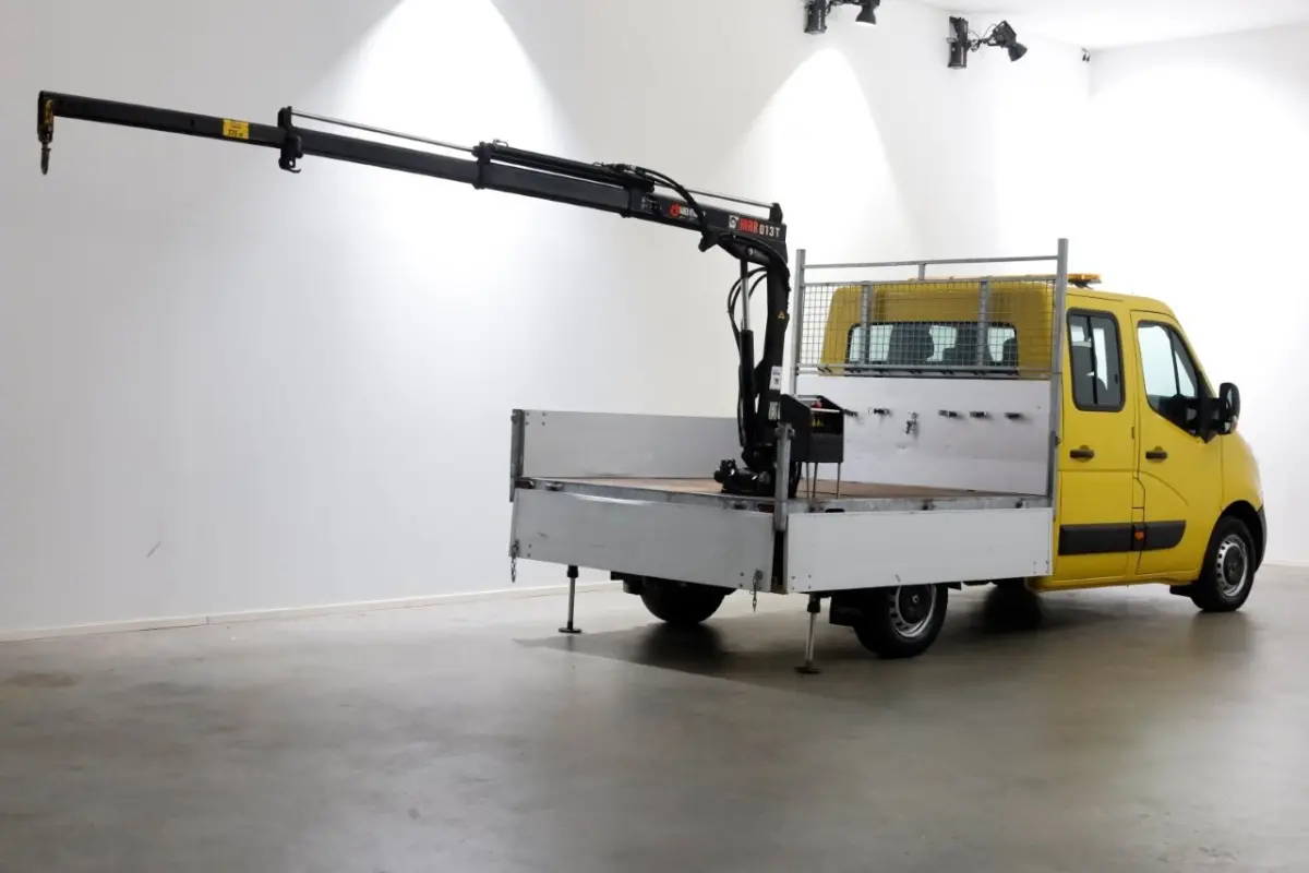 T35 2.3 dCi 130pk E6 L2H1 D.C. Open Laadbak + HIAB 013T Kraan 12-2016