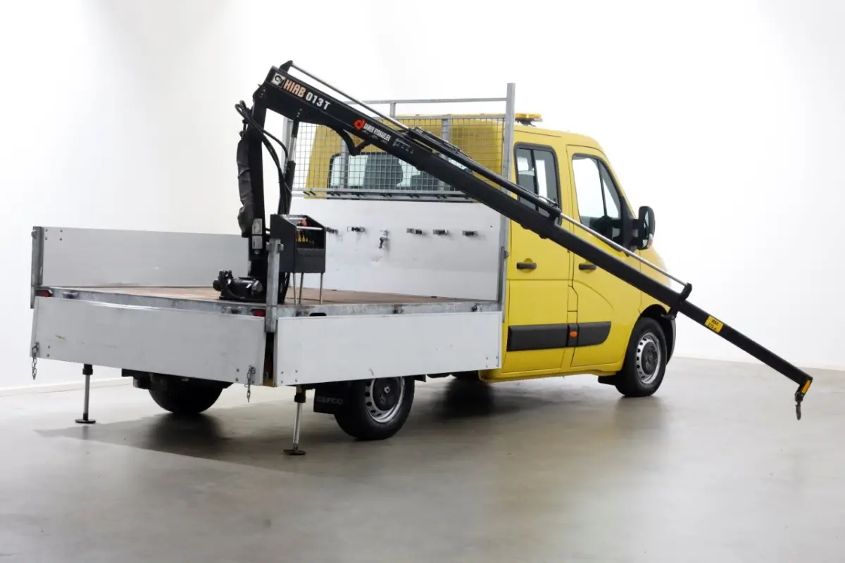 T35 2.3 dCi 130pk E6 L2H1 D.C. Open Laadbak + HIAB 013T Kraan 12-2016