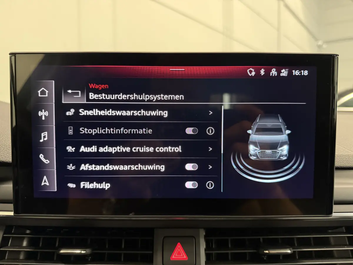 40 TFSI 204PK S-Line Facelift PANO/TREKHAAK/ACC/LED/19"AUDI-SPORT/STOEL+STUURVERW/PRIVACY/DYNAMIC-LED/SPORT-PAKKET/MYTHOSSCHWARZ/VOLLEDIG AUDI DEALER HISTORIE, NET OH BEURT GEHAD