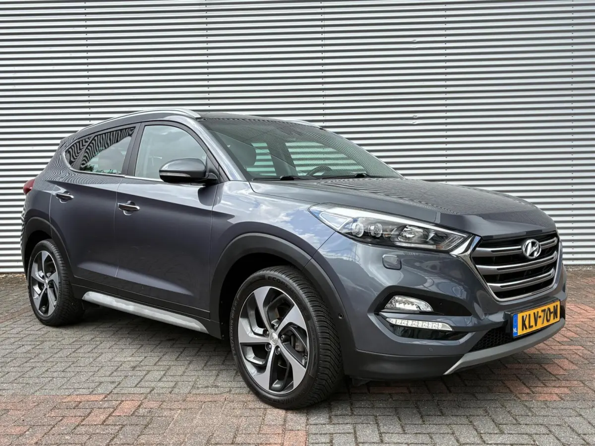 1.6 T-GDi Comfort 4WD Autom Led Cruise Leer Camera Navi Hoge Instap Perfecte Staat Eerste Eigenaar incl 12 maanden garantie