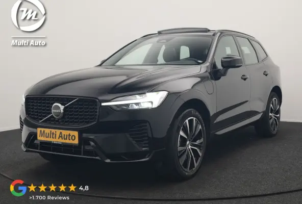 T8 AWD Plus Dark LONG RANGE PHEV 455pk Dealer O.H. | Trekhaak Af Fabriek | Panodak | Lederen Sportstoelen Memory & Verwarmd | Stuur Verwarmd | Keyless | Apple Carplay | Google Assistent | DA